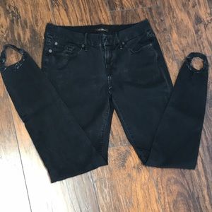7 for all man kind Jeggins with foot straps